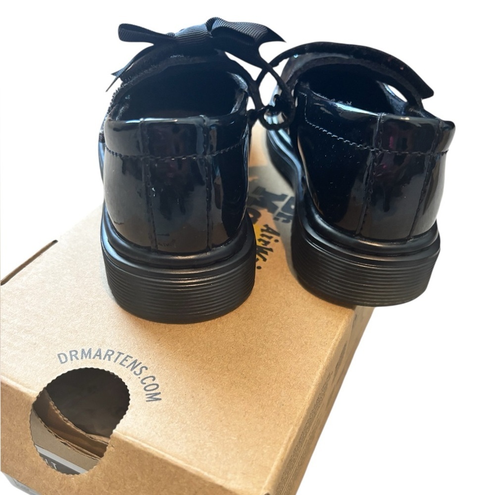 Dr. Martens Mary Jane Toddler Black Patent Leather Dress Shoes - Picture 8 of 8